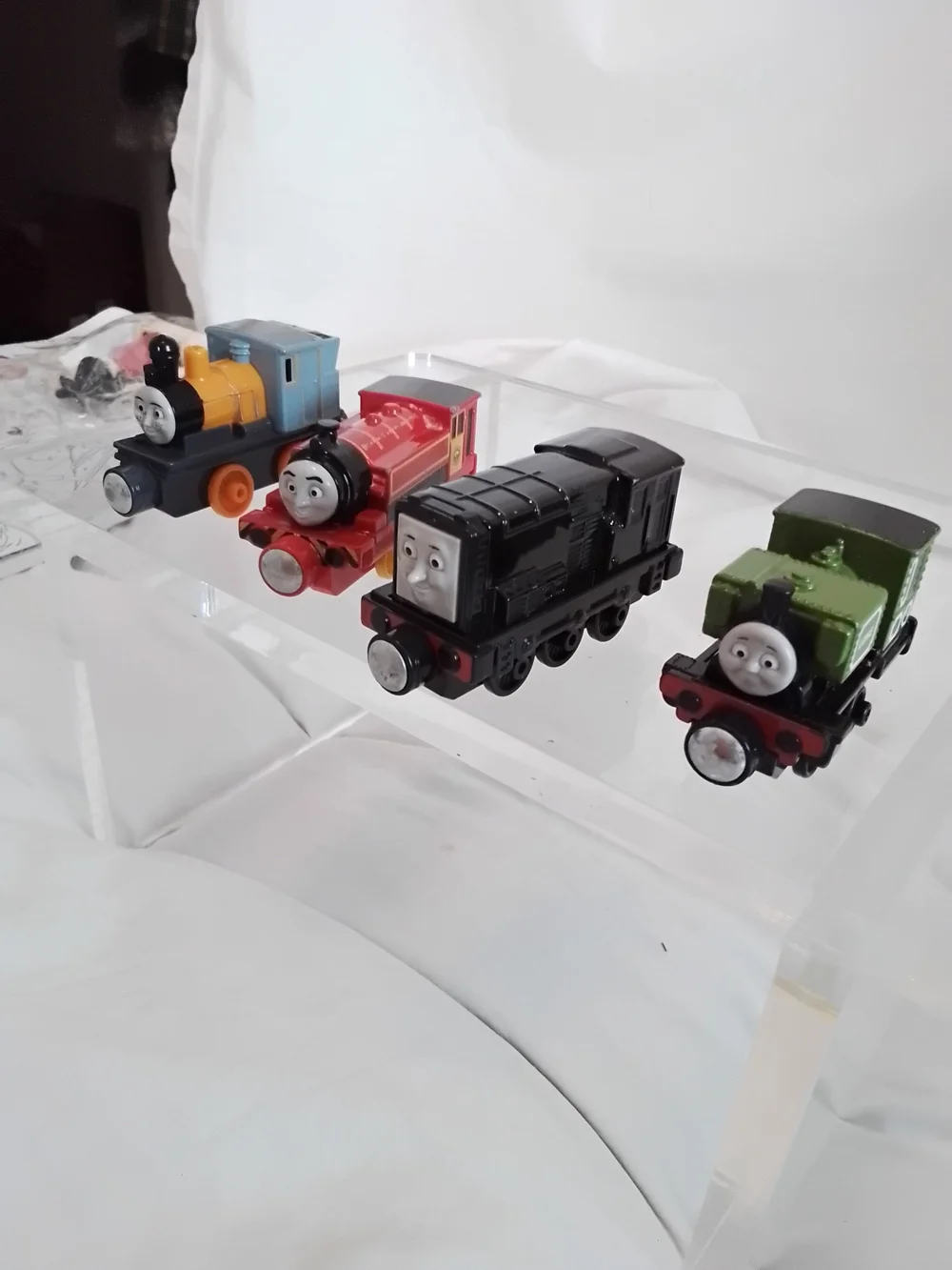 Thomas & Friends Four-Piece Mini Train Set - Blue, Red, Black, Green